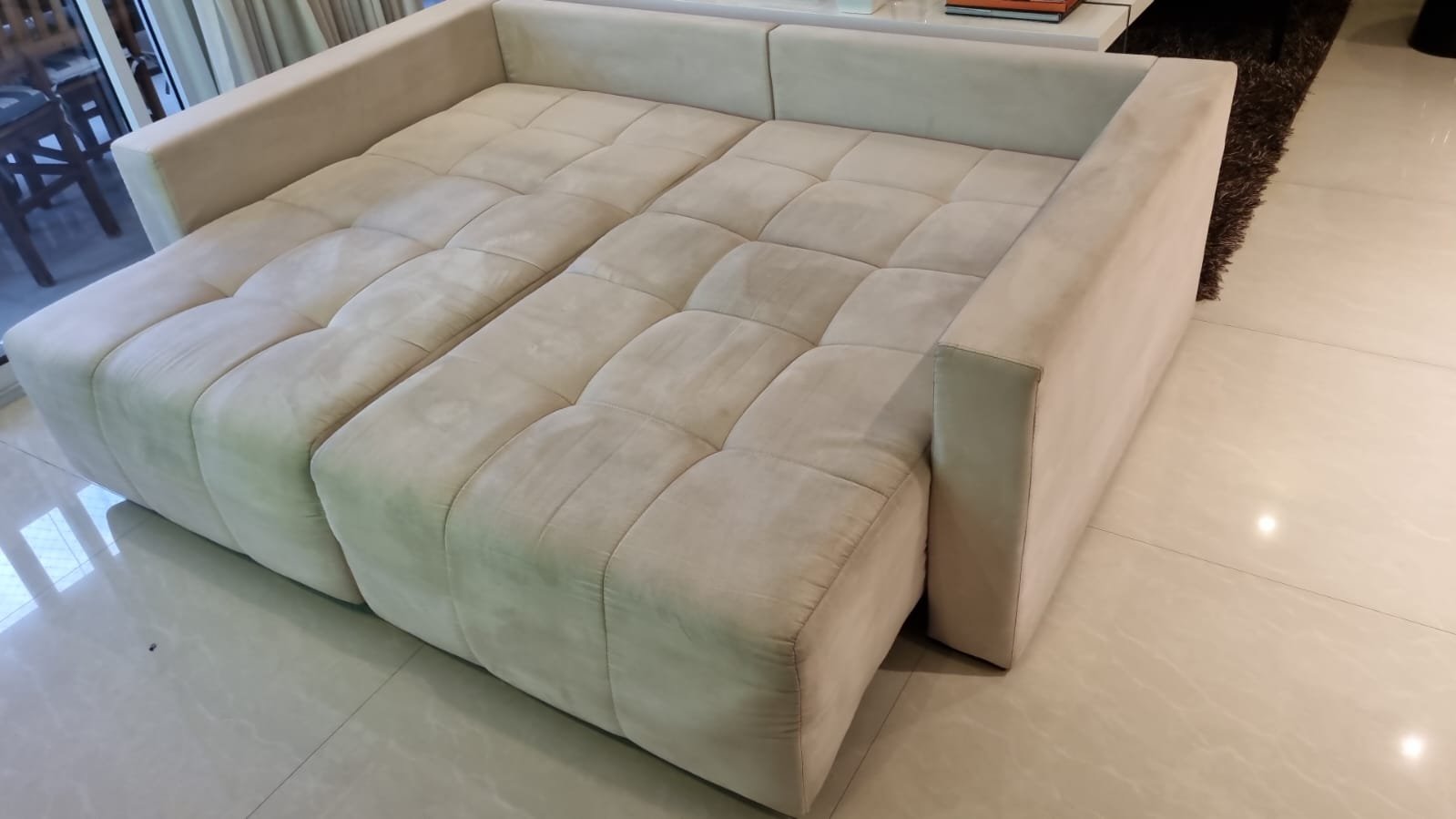 limpeza de sofá